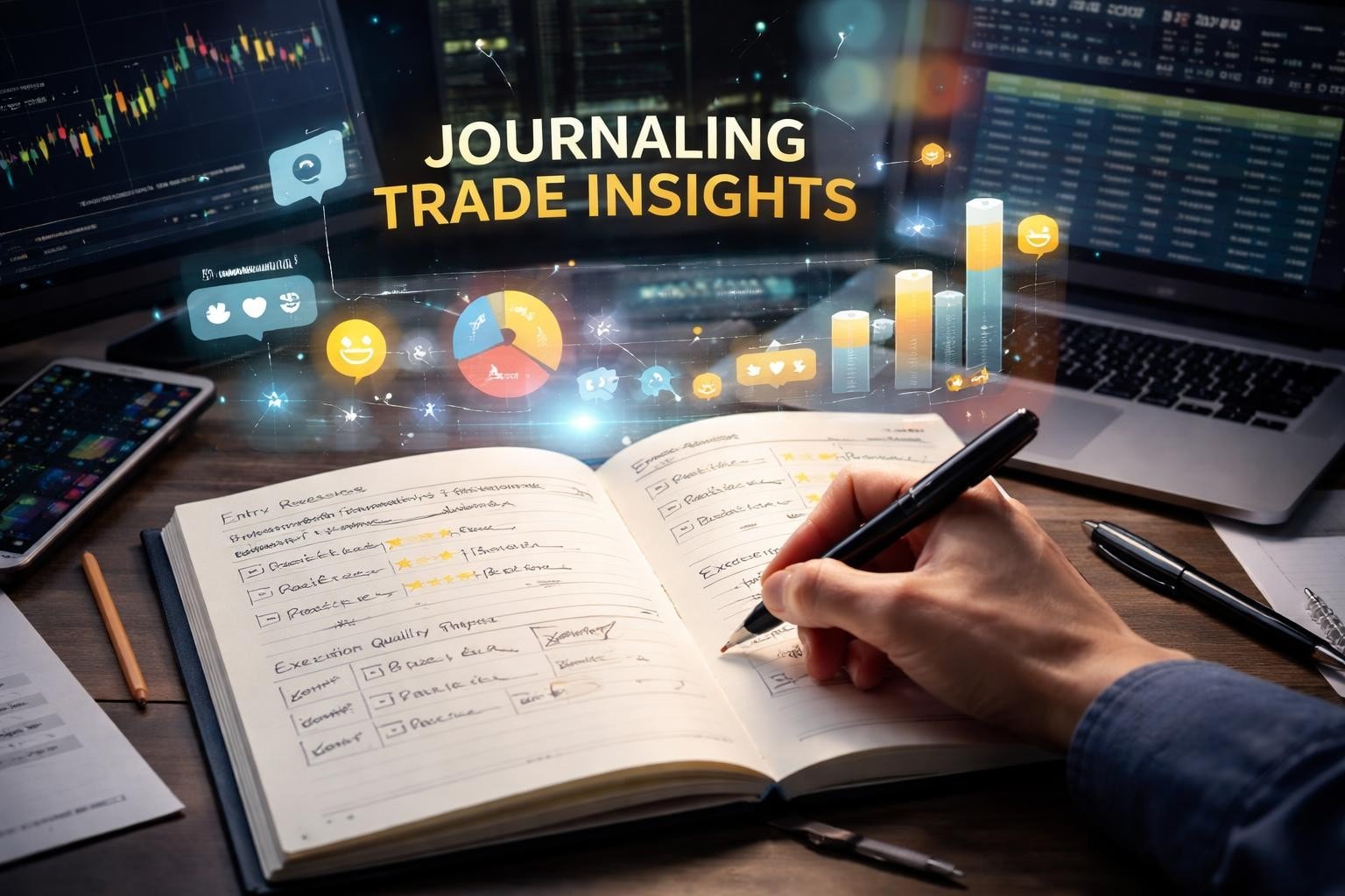 Handwritten Trading Journal: Build Trading Discipline
